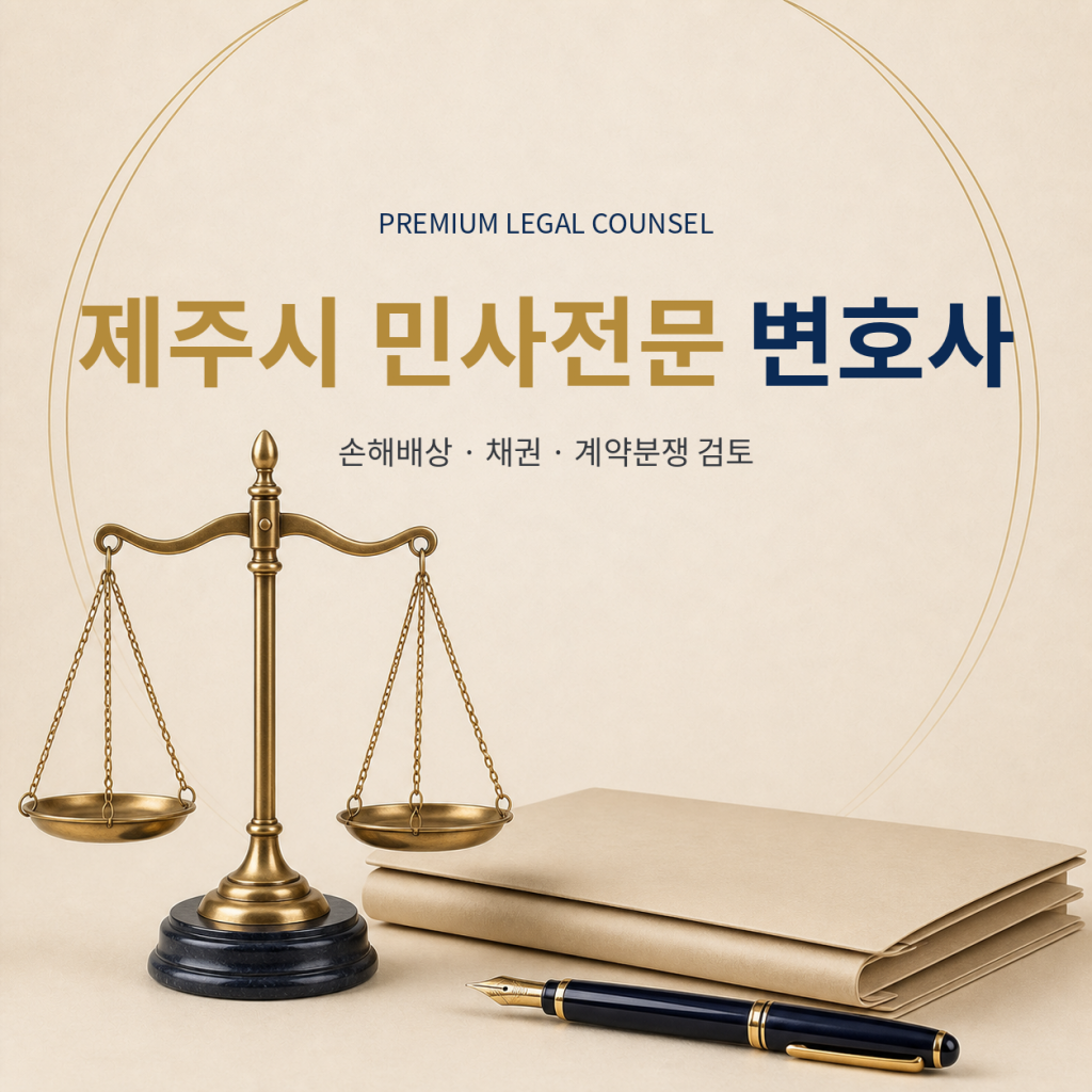 제주시 민사전문 변호사